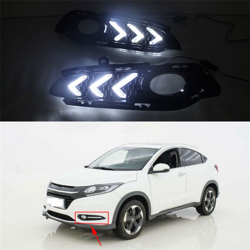 Dagslys for Honda Hrv/Vezel 2015§2017,Foglampe for Honda Hrv/Vezel 2015§2017 DRL