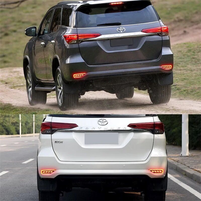 Bremserygte til Toyota Fortuner 2015§2018,bagtil kofangerlampe til Toyota Fortuner